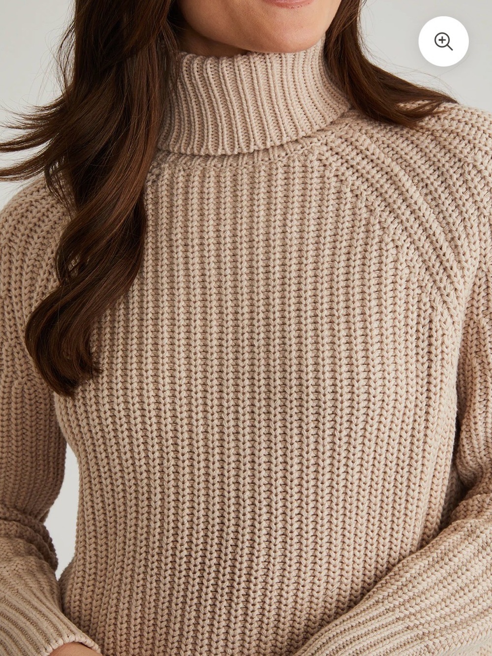 NWOT 525 America Stella: Cotton Shaker Stitch Turtleneck Sweater XS
Oversized